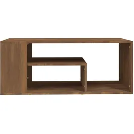 furnicato Couchtisch Braun Eiche 100 x 40 x 50 cm