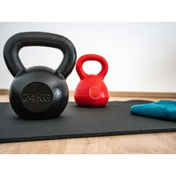 Unterlegmatte FLOORPROTECT - Sport- & Fitness - Schwarz - 70x130cm