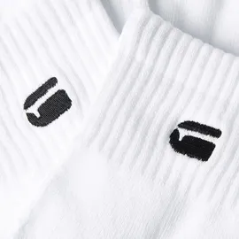 G-Star WICK Sneakersocken 3er Pack Weiß 44-47