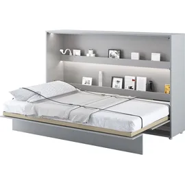 meblini Bed Concept 120 x 200 cm Grau