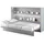 meblini Bed Concept 120 x 200 cm Grau
