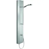 Schell V-Duschpaneel LINUS Inox DP-C-T-H El. THM, m Duschk. Comf., ES gebürstet