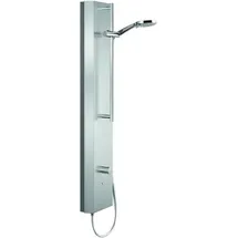 Schell V-Duschpaneel LINUS Inox DP-C-T-H El. THM, m Duschk. Comf., ES gebürstet