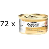 72x 85 g Purina Gourmet Gold Feine Pastete (€ 9,01/kg) mit Truthahn Katzenfutter