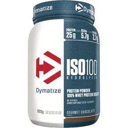 Dymatize ISO100 Hydrolyzed Gourmet Chocolate 932g-Whey Protein Hydrolysat+Isolat Einheitsgröße