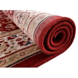 otto home Wollteppich OTTO HOME "Oriental D2", rot, B:80cm H:10mm L:150cm, Schurwolle, Teppiche, reine Wolle, Orient-Optik, Wohnzimmer