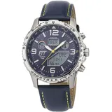 ETT EGT-11574-31L Herrenuhr Solar Titan Funkuhr 43mm 10ATM