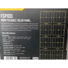 Nitecore Solarpanel FSP100 100W Faltbar