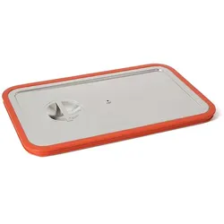 Gastro Rieber Edelstahl GN-Deckel GN 1/1 mit wasserdichter Dichtung, Mod. 115
