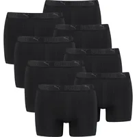 Puma Sport Mikrofaser-Herren-Boxershorts 2er-Pack Schwarz schwarz (S