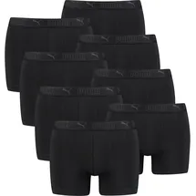 Puma Sport Mikrofaser-Herren-Boxershorts 2er-Pack Schwarz schwarz (S