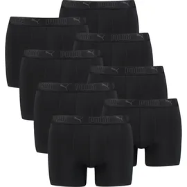 Puma Sport Mikrofaser-Herren-Boxershorts 2er-Pack Schwarz schwarz (S
