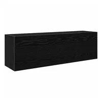 VidaXL Bad-Wandschrank Schwarz 100x25x30 cm Holzwerkstoff