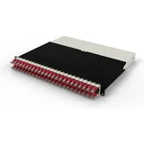PATCHBOX one - 8RU / UTP, 0,8 m, rot