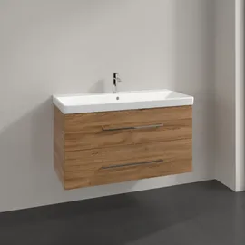 Villeroy & Boch Waschtischunterschrank 2 Auszüge 97,6 x 51,4 x 48,4 cm Kansas Oak