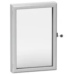 Schneider Electric NSYCW86 Steuerfenster IP 55 mit Aluminiumrahmen und 3 mm Acrylglasfenster 800 x 600 mm