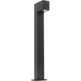 QAZQA Stehende Außenlampe Aluminium 65 cm IP44 Lieferumfang GU10 schwarz