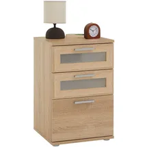 CARO-Möbel Nachtschrank Marike 40 x 63 x 38 cm Braun