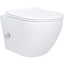 Belvit Aloni Hänge WC mit WC-Sitz Weiß