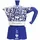 Bialetti 5356, Espressokocher, Weiss, Blau