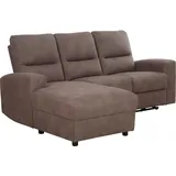 Femo Ecksofa - Mikrofaser 1-motorig mit elektrischer Relaxfunktion