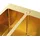 QLS AIDA 61 x 51 cm Edelstahl Gold