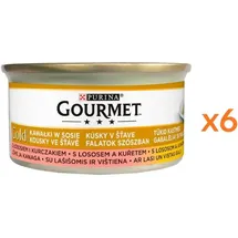Purina Gourmet Gold Lachs und Huhn in Sauce 85 g