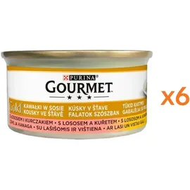 Purina Gourmet Gold Lachs und Huhn in Sauce 85 g