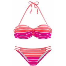 VENICE BEACH Bügel-Bandeau-Bikini Damen Rosa 42 Cup B