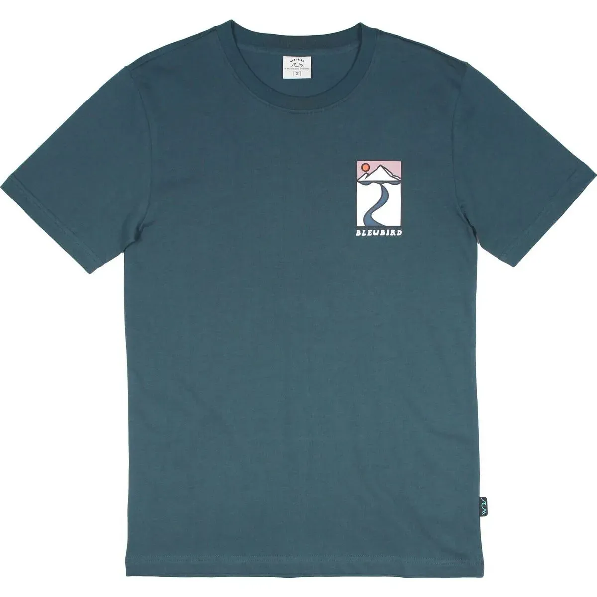Bleubird Journey Tee teal Medium