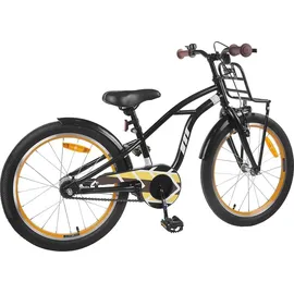 vidaXL Kinderfahrrad 18 Zoll schwarz