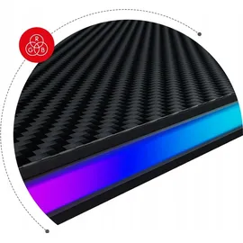 huzaro Eckschreibtisch Hero 6.0 RGB Schwarz