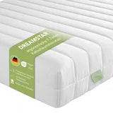 DREAMSTAR Easy Flex | ergonomische 7-Zonen Kaltschaummatratze | Öko-Tex Zertifiziert | Härtegrad 3 und 4 (H3 & H4) | Rollmatratze 11 cm I 90 x 200 cm