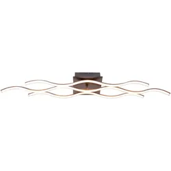 30 Watt LED Decken Leuchte Schlafzimmer Lampe Wellen geschwungen