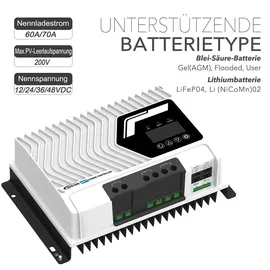 Epever IT-NC G3 MPPT-Laderegler 60A 200V 12/24/36/48VDC