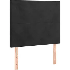 vidaXL Boxspringbett 100 x 200 cm Schwarz