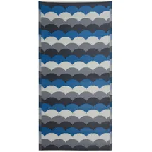 Beliani Outdoor Teppich grau-blau 90x180 cm