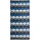 Beliani Outdoor Teppich grau-blau 90x180 cm