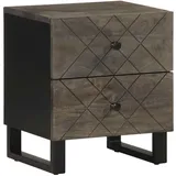 vidaXL Nachtschrank 40 x 33 x 46 cm Schwarz