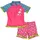 Playshoes zweiteilig Schwimmshirt Badeshorts Badebekleidung Unisex Kinder,Blumen,86-92