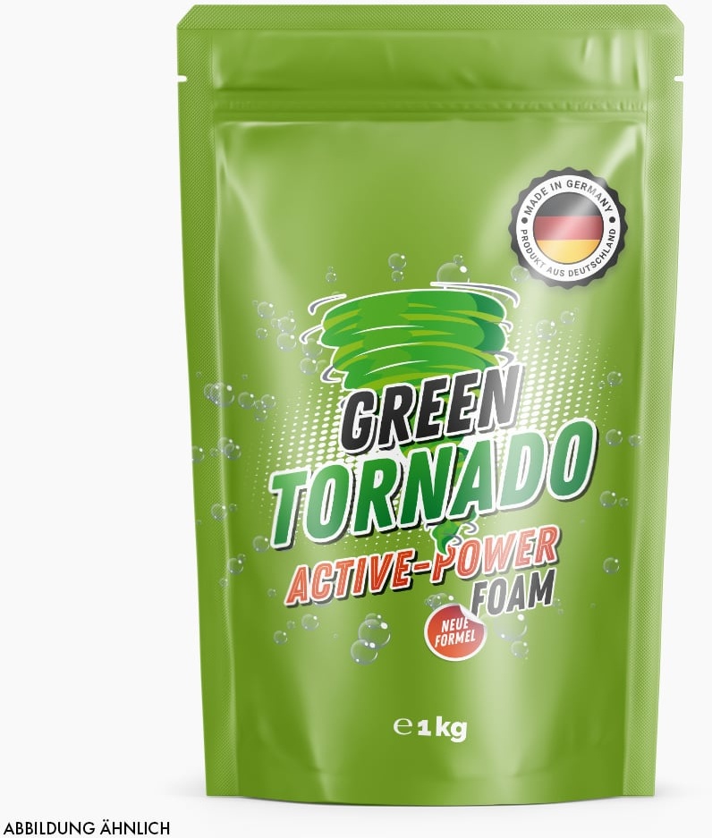 Green Tornado Active Power Foam zum Reinigen von Sanitäranlagen und Abflüssen (1 kg)