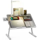 Laptoptisch Betttisch LED Lampe höhenverstellbar Buchständer