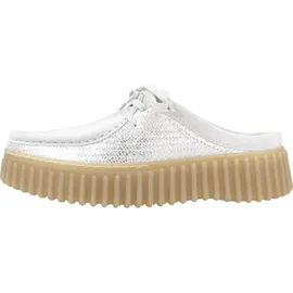 CLARKS Torhill Mule Silber 37