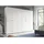 Livetastic Drehtürenschrank Darwin 240 x 176 x 51 cm Weiß