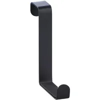 Wenko Türgarderobenhaken 4er Set Schwarz Matt