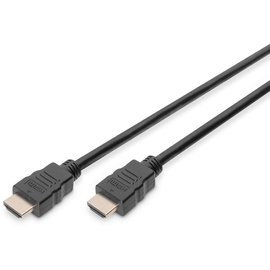 Digitus High Speed mit Ethernet HDMI Kabel, schwarz, 2m (AK-330107-020-S)