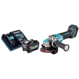 Makita GA 047 GT101 Akku Winkelschleifer 40 V max. 125 mm X-LOCK Brushless + 1x Akku 5,0 Ah + Ladegerät