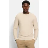 Olymp Rundhalspullover Beige XL