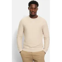 Olymp Rundhalspullover Beige XL