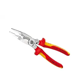 KNIPEX Elektro-Installationszange verchromt 200 mm 1396200